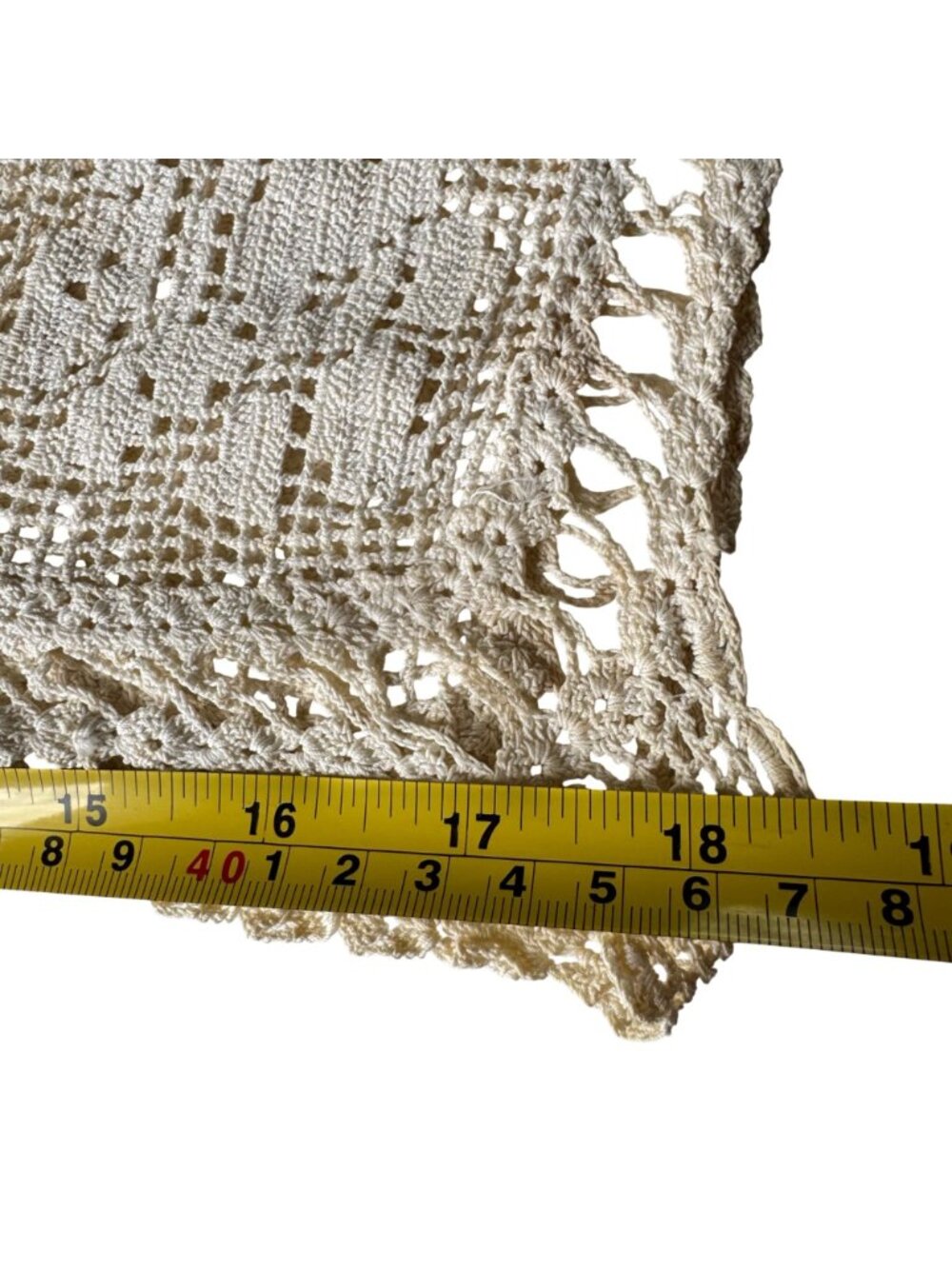 Antique Victorian Edwardian Handmade Womens Crocheted Camisole Lace Yoke Collar - Picture 4 of 14